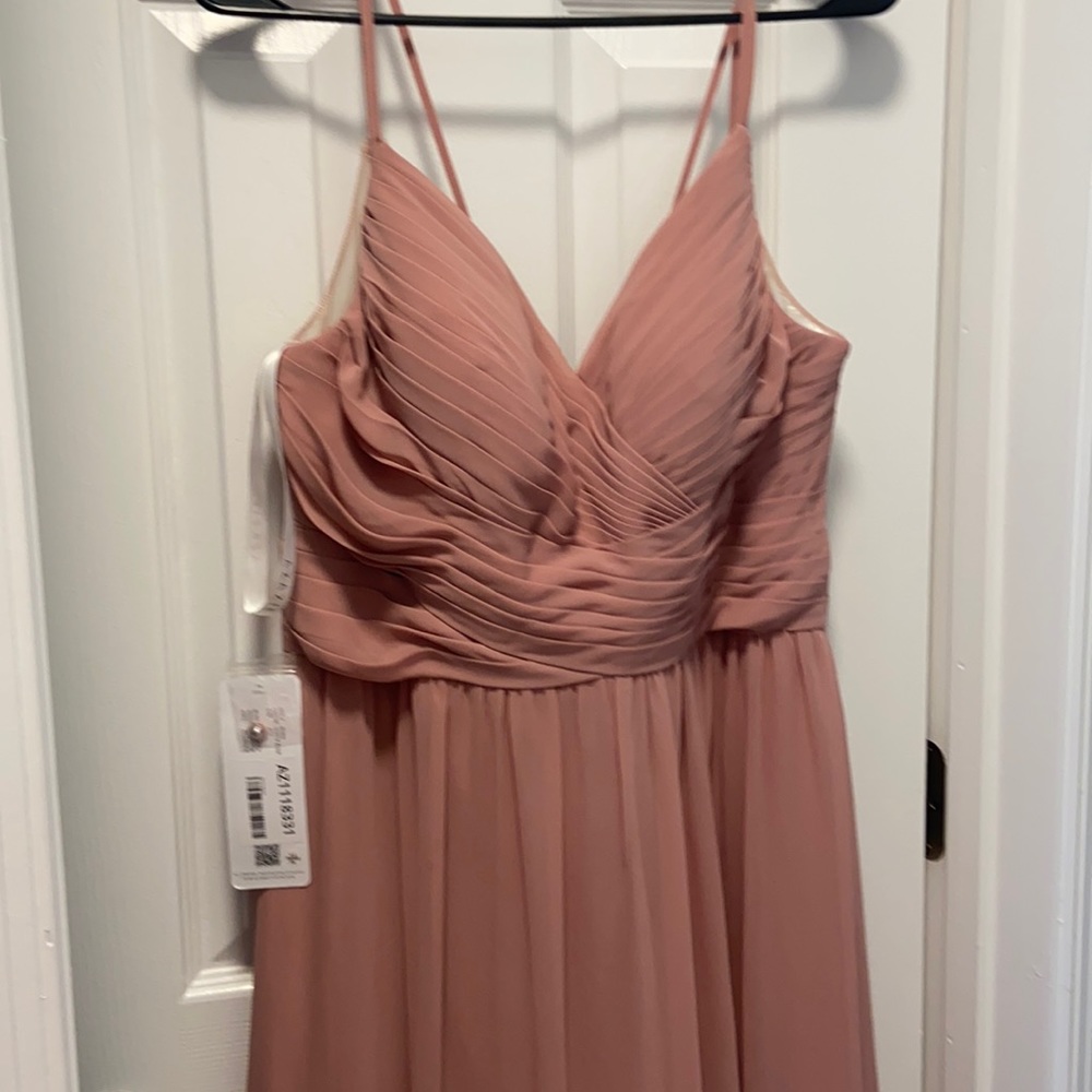 Dusty Rose Azazie size 12 bridesmaid dress